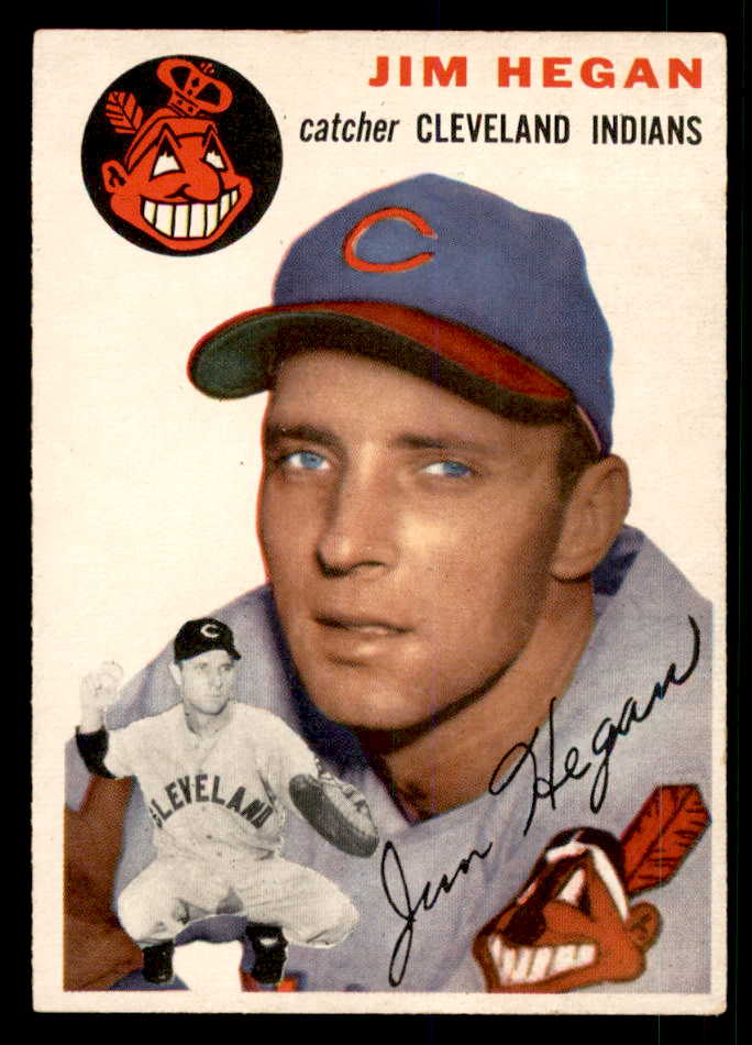 1954 Topps Baseball #029 Jim Hegan Indians EX-MT 533223