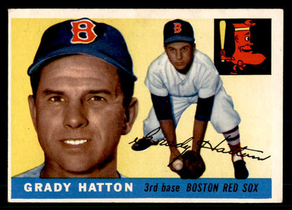 1955 Topps Baseball #131 Grady Hatton Red Sox EX 533225