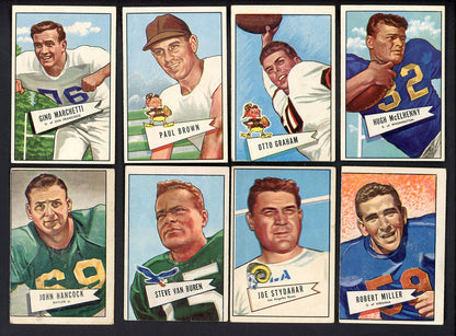 1952 Bowman Large Football Near Set (-5) VG-EX Landry SGC PSA 533235