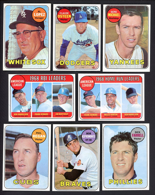 1969 Topps Part Set Lot 35 Diff EX-MT Lopez Osteen Michael 533241