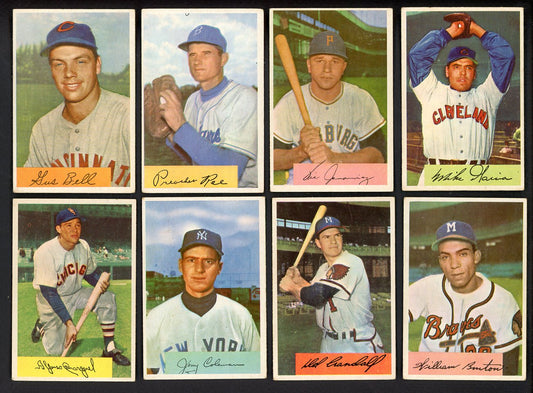 1954 Bowman Part Set Lot 26 Diff VG-EX Janowicz Roe Coleman 533243
