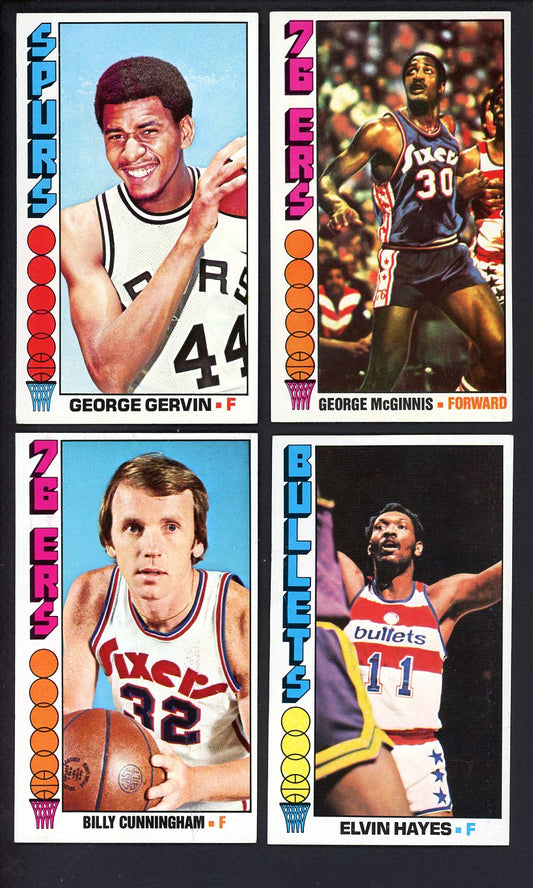 1976 Topps Part Set Lot 27 Diff EX+/EX-MT Gervin Hayes McGinnis 533248