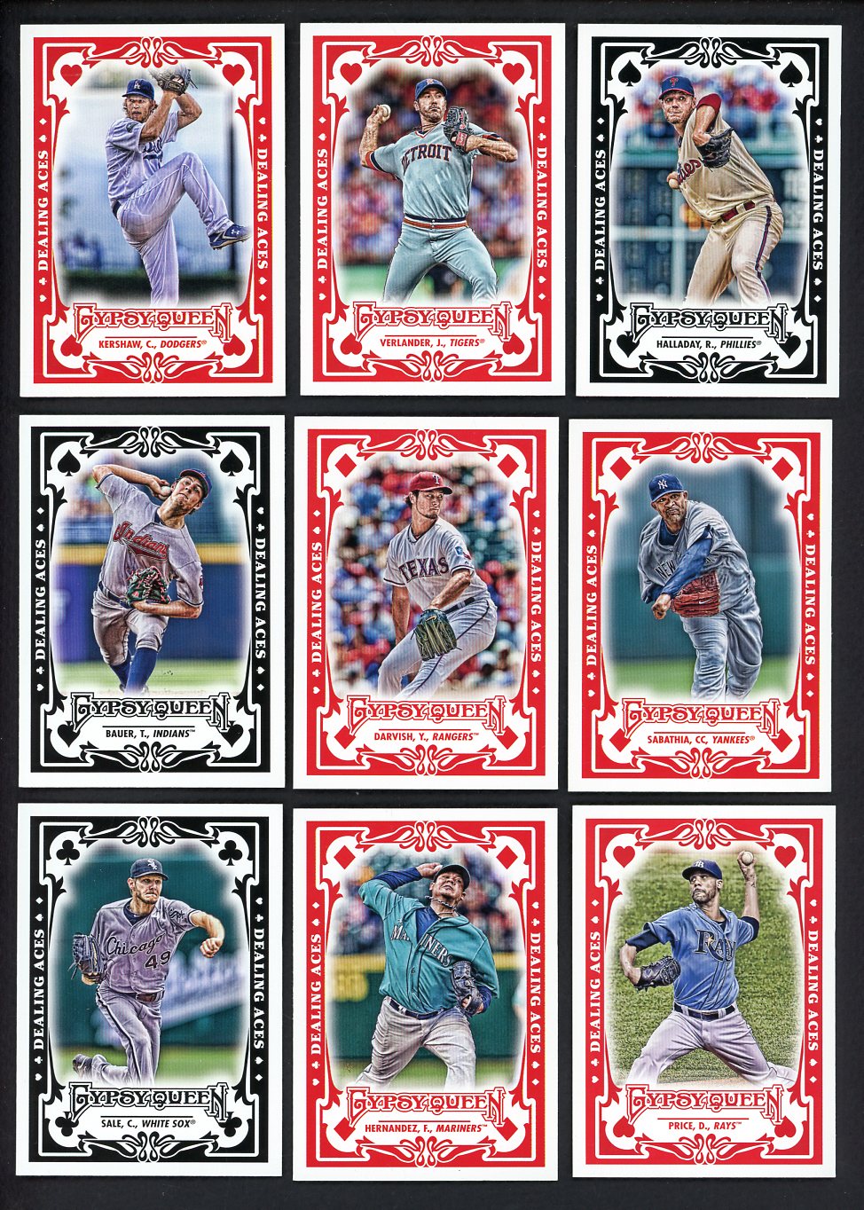 2013 Topps Gypsy Queen Dealing Aces Complete Set Kershaw Darvish 533250