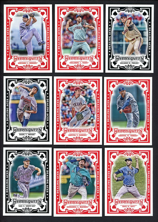 2013 Topps Gypsy Queen Dealing Aces Complete Set Kershaw Darvish 533250