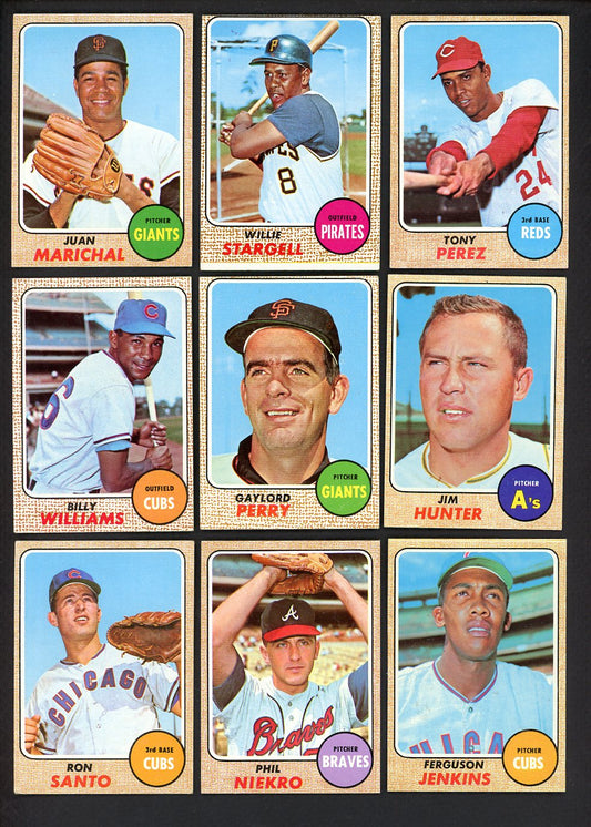 1968 Topps Part Set Lot 520 Diff EX+/EX-MT Marichal Killebrew 533255