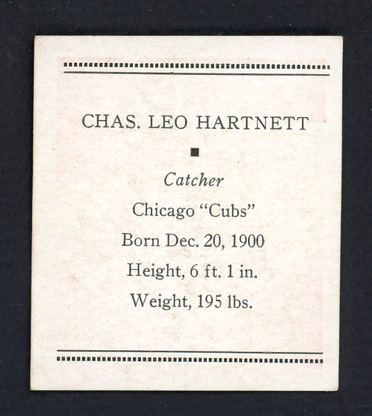 1933 Tattoo Orbit Gabby Hartnett Cubs EX+/EX-MT 533262