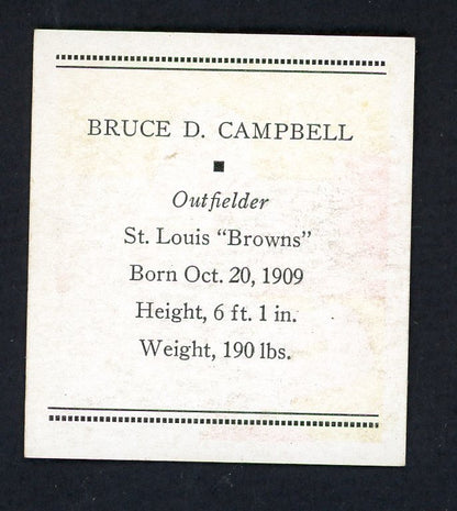 1933 Tattoo Orbit Bruce Campbell Browns EX-MT 533270