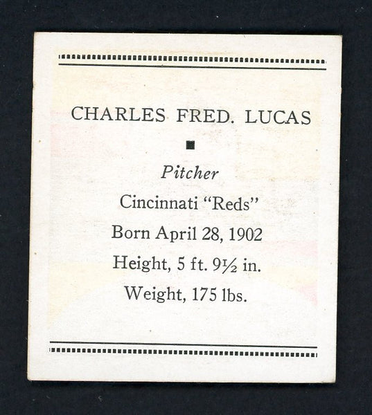 1933 Tattoo Orbit Red Lucas Reds EX-MT 533276