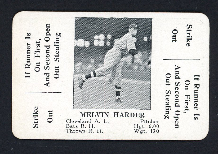 1936 S & S Game Mel Harder Indians EX-MT 533296
