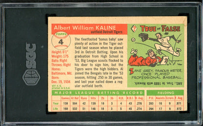 1955 Topps #  4 Al Kaline Tigers SGC 2 GD 533309