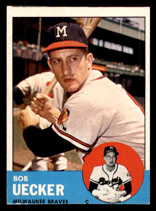 1963 Topps Baseball #126 Bob Uecker Braves VG 533324