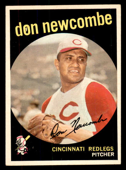 1959 Topps Baseball #312 Don Newcombe Reds EX-MT 533325