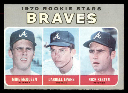 1970 Topps Baseball #621 Darrell Evans Braves EX 533327