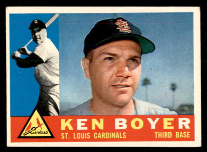 1960 Topps Baseball #485 Ken Boyer Cardinals EX 533329