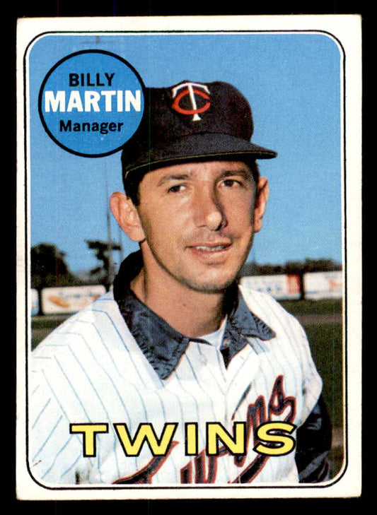 1969 Topps Baseball #547 Billy Martin Twins VG-EX 533334