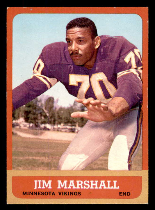 1963 Topps Football #107 Jim Marshall Vikings EX-MT 533338