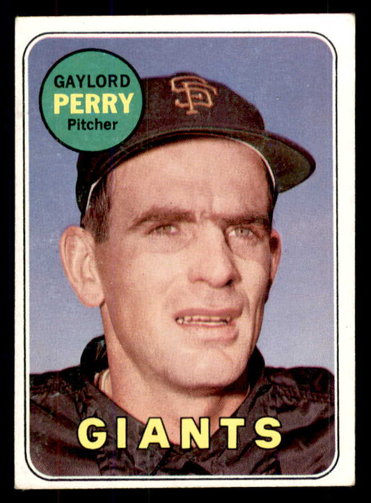 1969 Topps Baseball #485 Gaylord Perry Giants VG-EX 533340