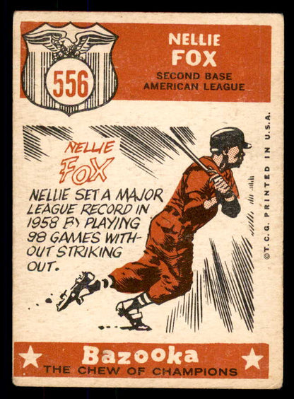 1959 Topps Baseball #556 Nellie Fox A.S. White Sox VG-EX 533342