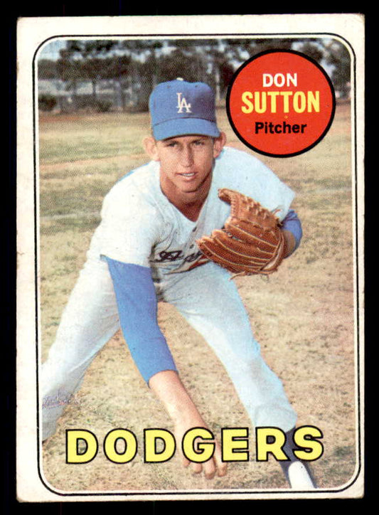 1969 Topps Baseball #216 Don Sutton Dodgers VG-EX 533345