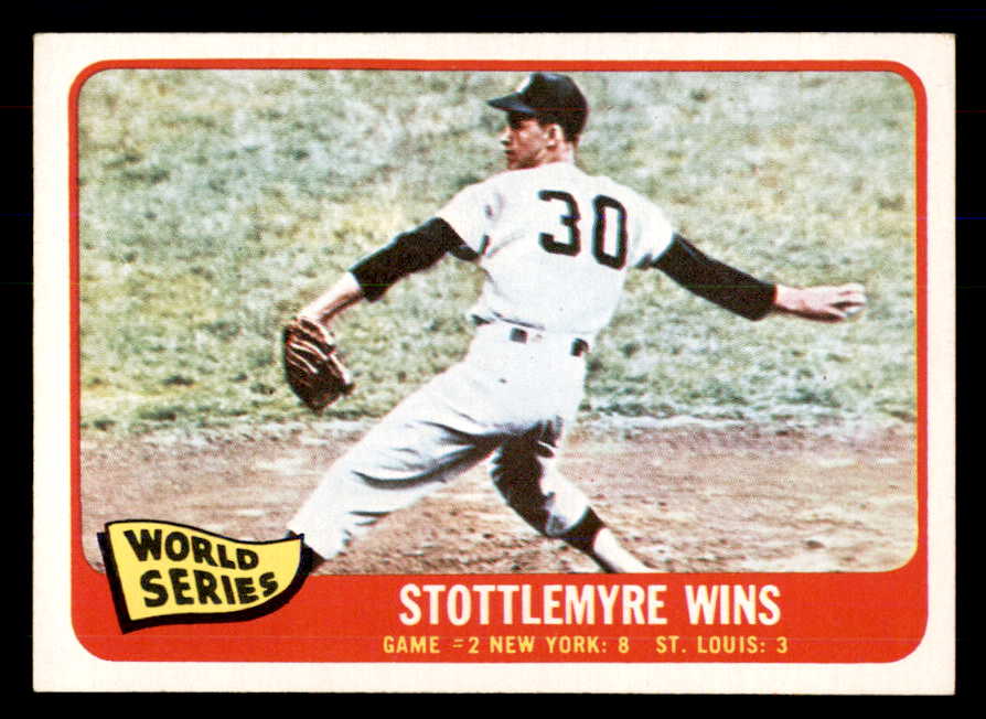1965 Topps Baseball #133 World Series Game 2 Stottlemyre EX-MT 533355