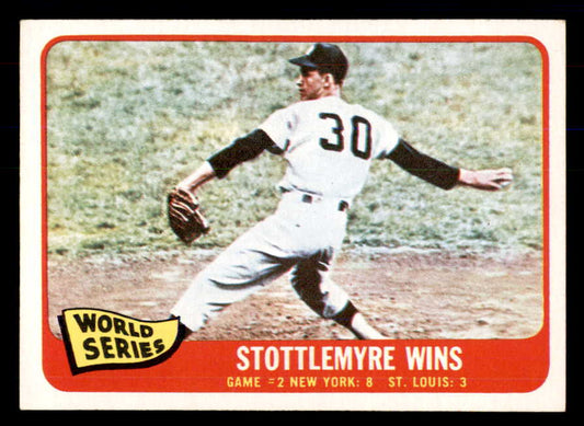 1965 Topps Baseball #133 World Series Game 2 Stottlemyre EX-MT 533355