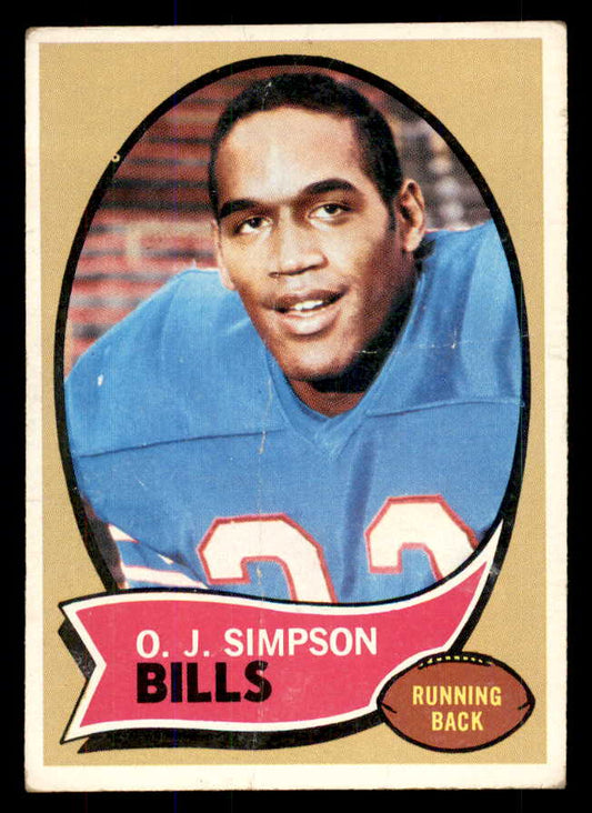 1970 Topps Football #090 O.J. Simpson Bills GD-VG 533363