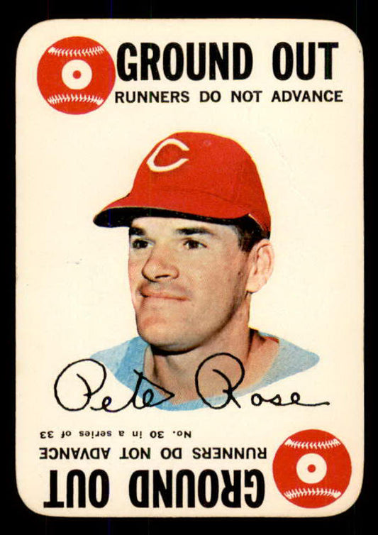 1968 Topps Baseball Game #030 Pete Rose Reds VG 533373
