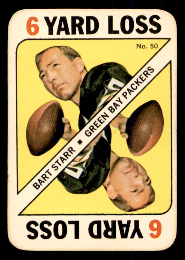 1971 Topps Football Game #050 Bart Starr Packers EX-MT 533374