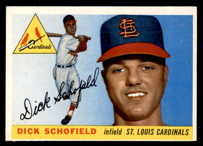 1955 Topps Baseball #143 Dick Schofield Cardinals EX-MT 533375