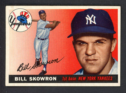 1955 Topps Baseball #022 Bill Skowron Yankees VG-EX 533383