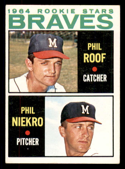 1964 Topps Baseball #541 Phil Niekro Braves EX+/EX-MT 533419