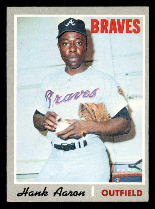 1970 Topps Baseball #500 Hank Aaron Braves EX-MT 533425
