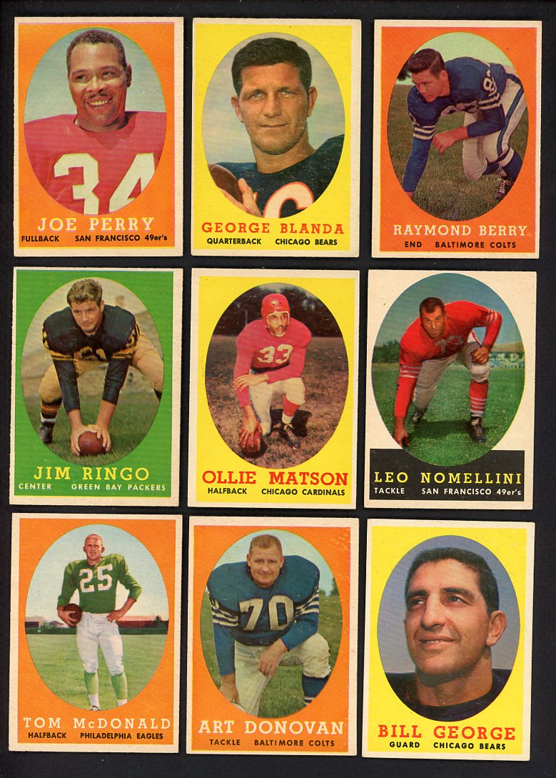 1958 Topps Part Set Lot 43 Diff EX-MT Berry Perry Blanda 533434