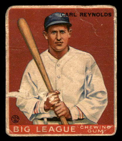1933 Goudey #120 Carl Reynolds Browns FR-GD paper loss 533466