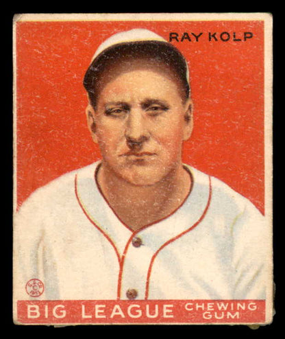 1933 Goudey #150 Ray Kolp Reds Good back damage 533474