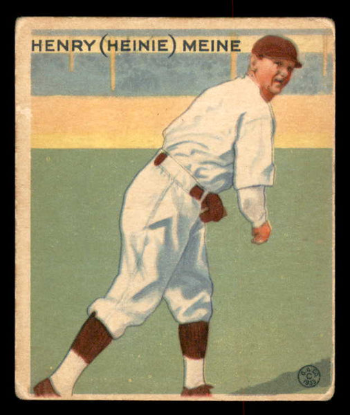 1933 Goudey #205 Heinie Meine Pirates VG-EX 533488