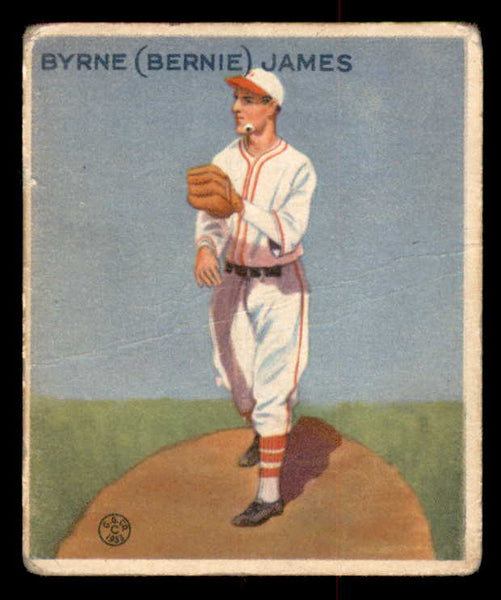 1933 Goudey #208 Bernie James Giants FR-GD/GD 533490