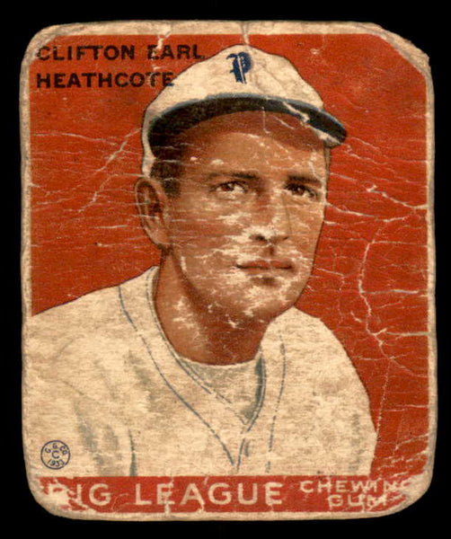 1933 Goudey #115 Cliff Heathcote Phillies PR-FR 533508