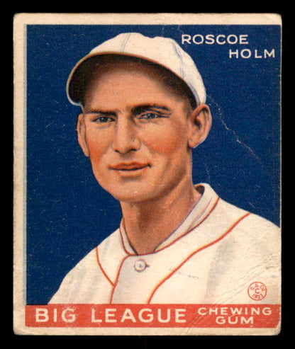 1933 Goudey #173 Roscoe Holm Cardinals Good ink back 533518