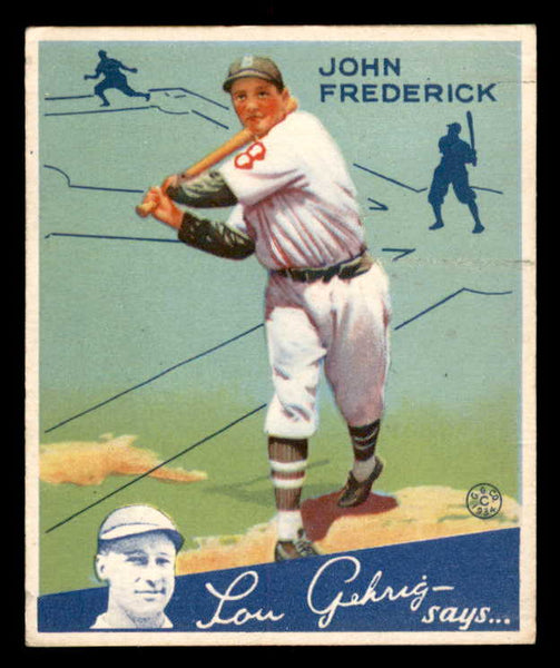 1934 Goudey #047 John Frederick Dodgers VG-EX 533538