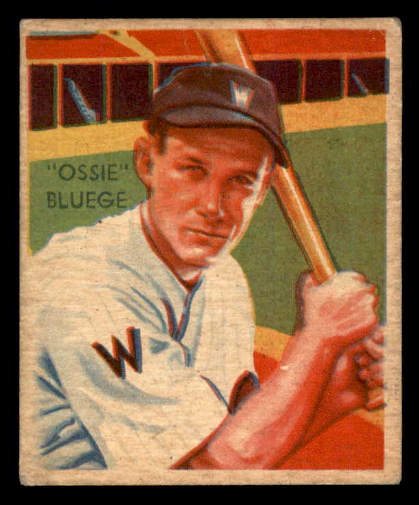 1934-36 Diamond Stars #071 Ossie Bluege Senators VG 533594