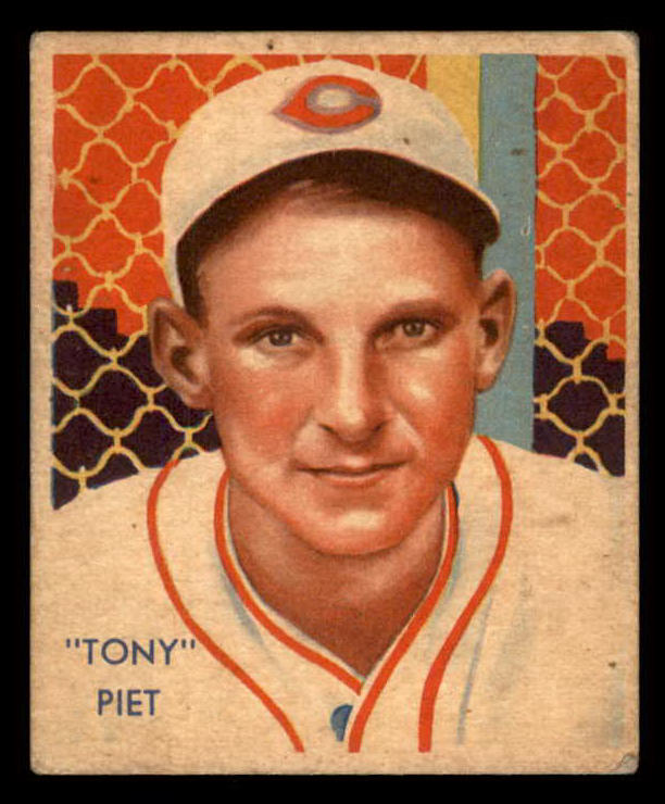 1934-36 Diamond Stars #072 Tony Piet White Sox VG-EX 533595