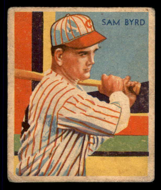 1934-36 Diamond Stars #084 Sam Byrd Reds GD-VG 533603