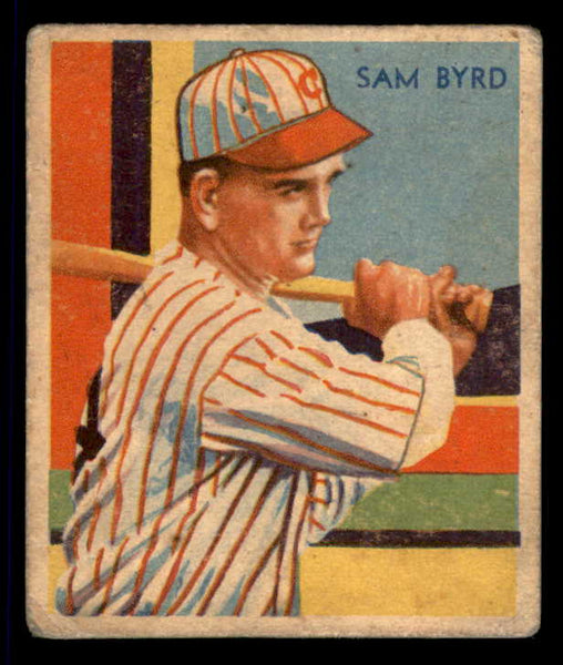 1934-36 Diamond Stars #084 Sam Byrd Reds GD-VG 533603