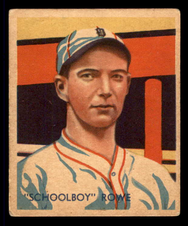 1934-36 Diamond Stars #033 Schoolboy Rowe Tigers VG-EX 533605