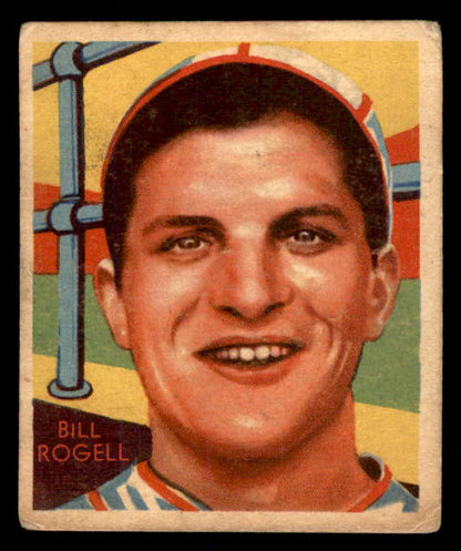 1934-36 Diamond Stars #076 Billy Rogell Tigers VG 533607