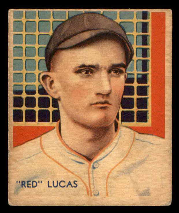 1934-36 Diamond Stars #046 Red Lucas Reds VG-EX 533614