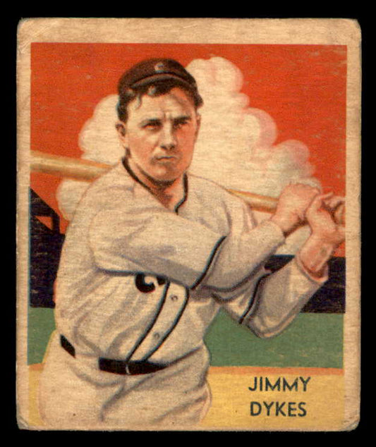 1934-36 Diamond Stars #042 Jimmy Dykes White Sox GD-VG/VG 533615