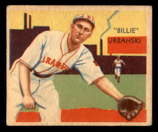 1934-36 Diamond Stars #037 Bill Urbanski Braves VG 533617