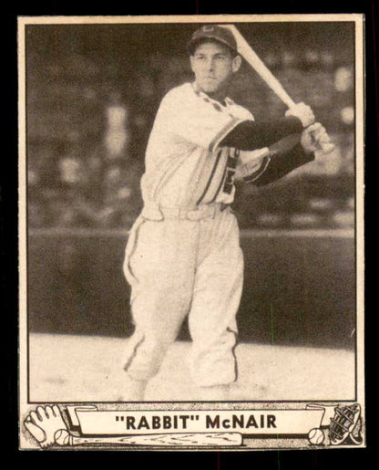 1940 Play Ball #014 Eric McNair White Sox Good trimmed 533626